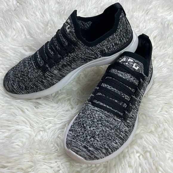 APL Black and White Knit Sneakers